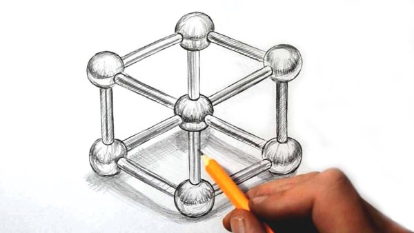 Иллюзия рисунок карандашом