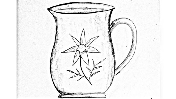 Кувшин раскраска