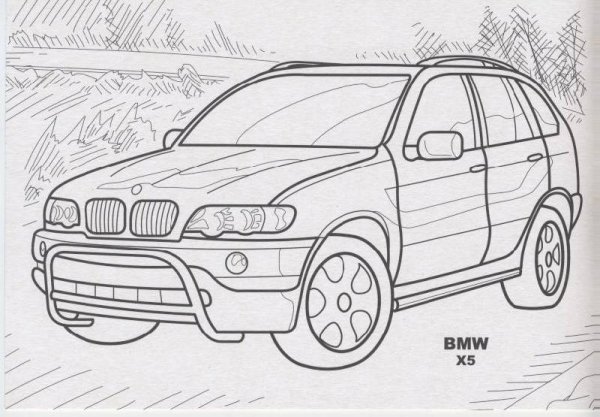 BMW e53 рисунок
