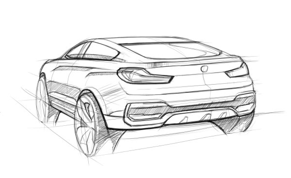 БМВ х6 скетч