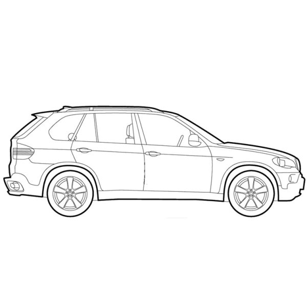 BMW 5 универсал сбоку