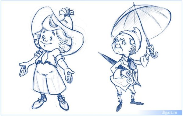 Оле Лукойе черно белая