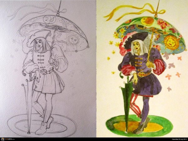 Герой сказки Оле Лукойе