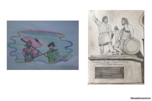 Минин и Пожарский рисунок детский