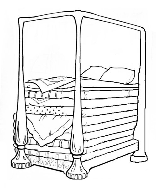 Кровать из сказки принцесса на горошине