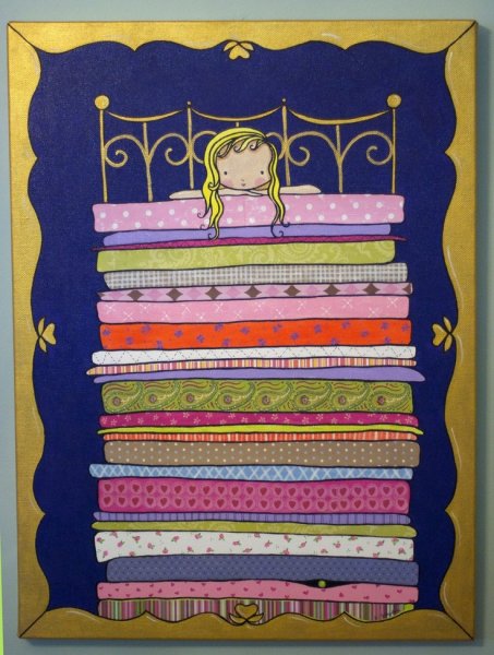 Кроватка принцессы на горошине