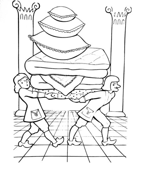 Раскраска профессия художница