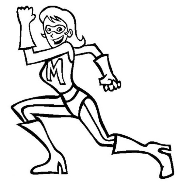 Супер мама раскраска