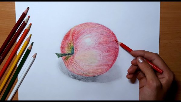 Яблоко для рисования