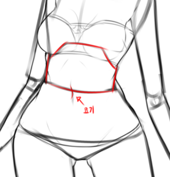 Рисунки для срисовки талия девушки