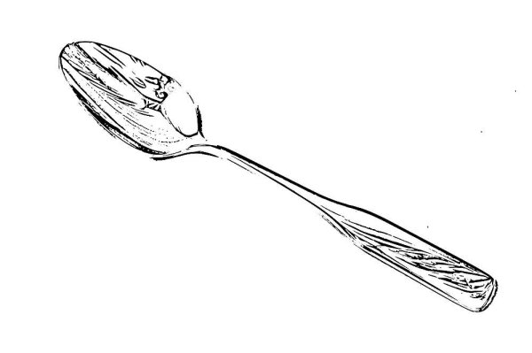 Эскиз ложки