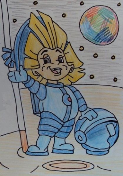 Незнайка Стекляшкин раскраска