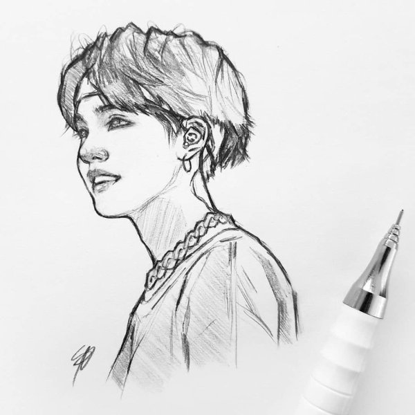 Пак Чимин скетч