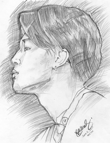 Портрет БТС профиль