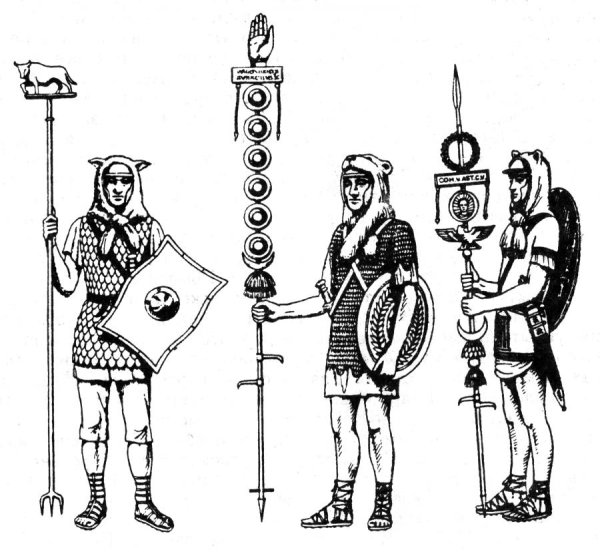 Римский солдат рисунок