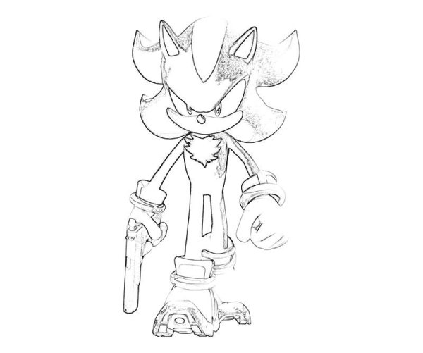 Соник мефилес раскраска