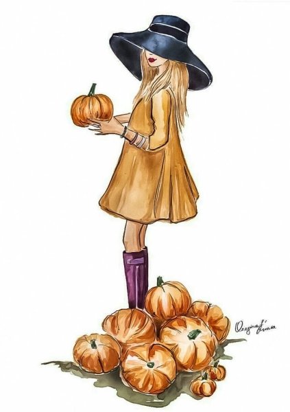 Осенний скетч