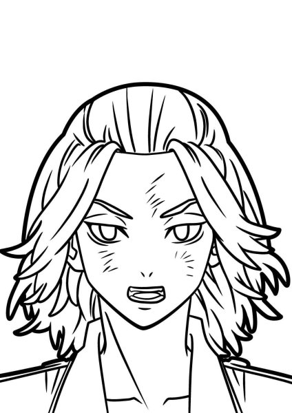 Такемичи раскраска Токийские Мстители