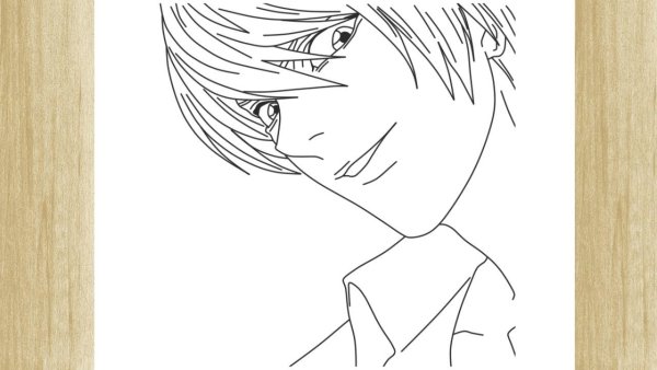 Кира Лайт рисунок