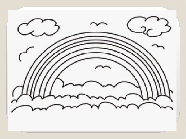 Радуга рисунок