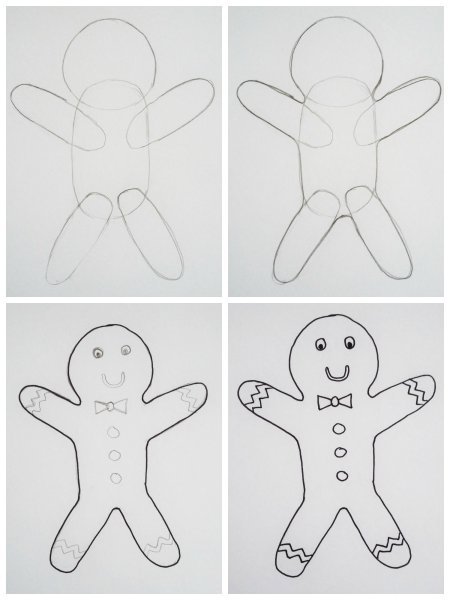 Пряничный человечек лёгкий