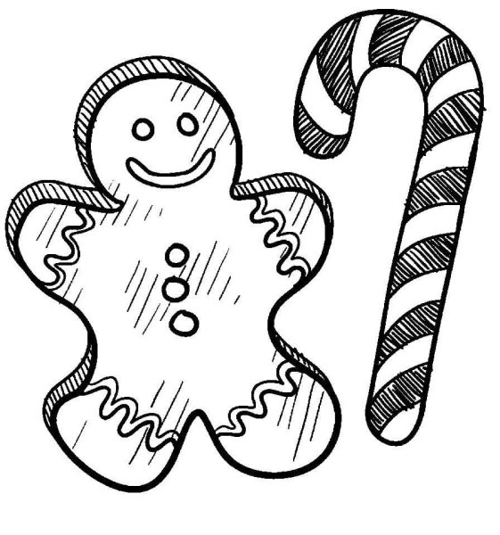 Раскраски новогодниеследости