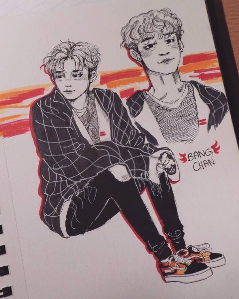 Stray Kids аниме Чан