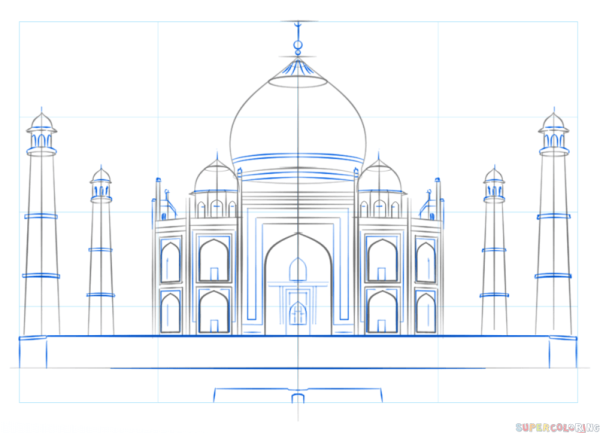 Урок рисования Тадж