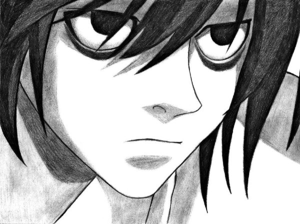 L тетрадь смерти для срисовки