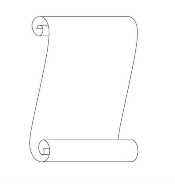 Свиток раскраска