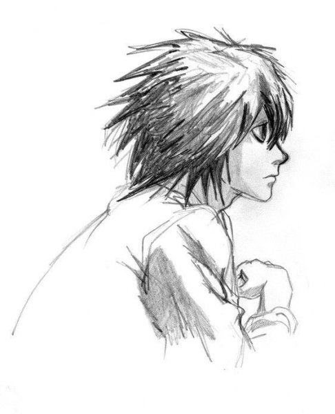 Эл Лоулайт карандашом