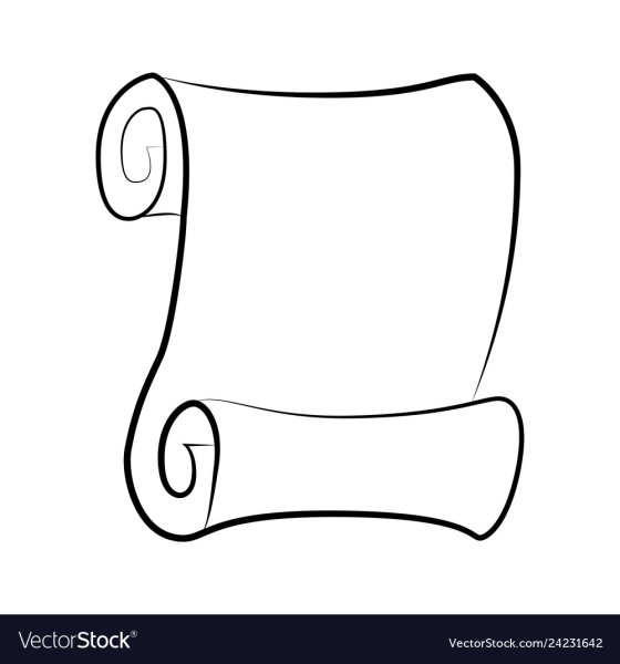 Свиток раскраска