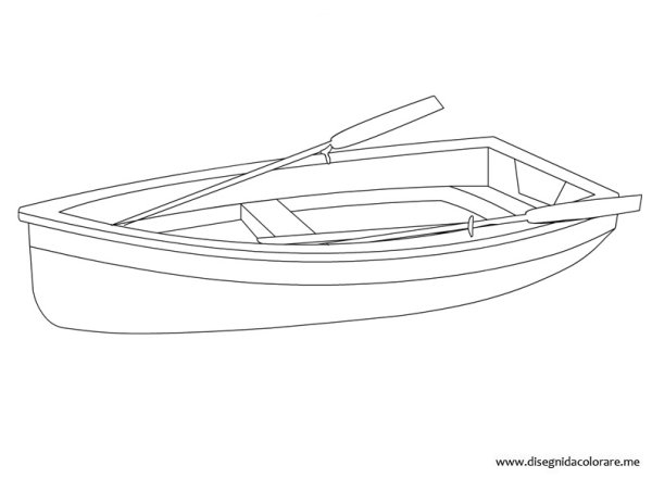 Лодка карандашом