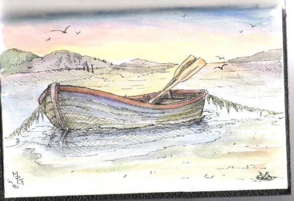 Лодка раскраска для детей