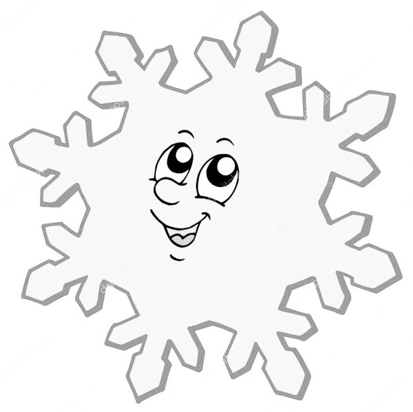 Нарисовать снежинку