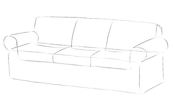 Диван для рисования