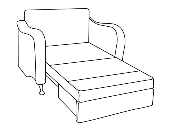 Диван распечатка