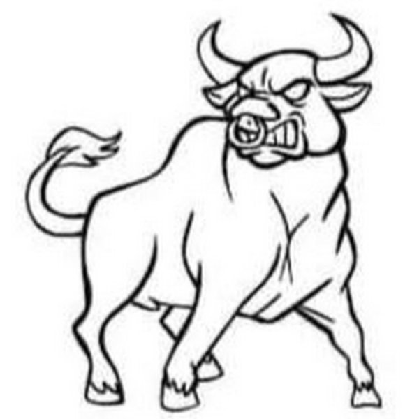 Коррида раскраска