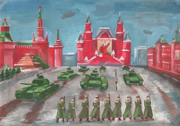 Сталинградская битва рисунок