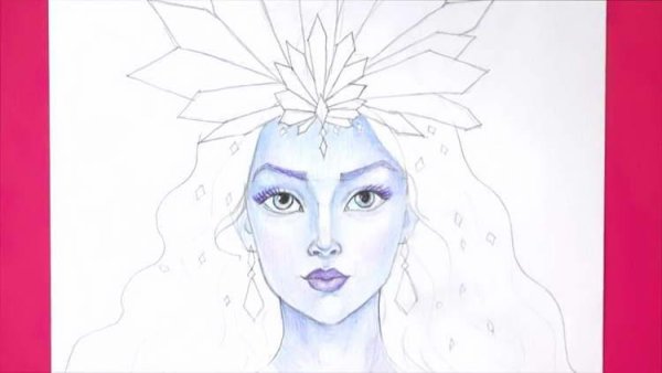 Снежная Королева раскраска