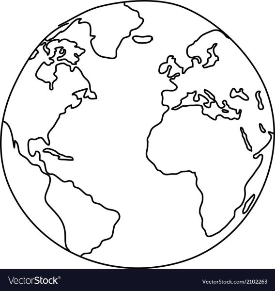 Земля раскраска для детей