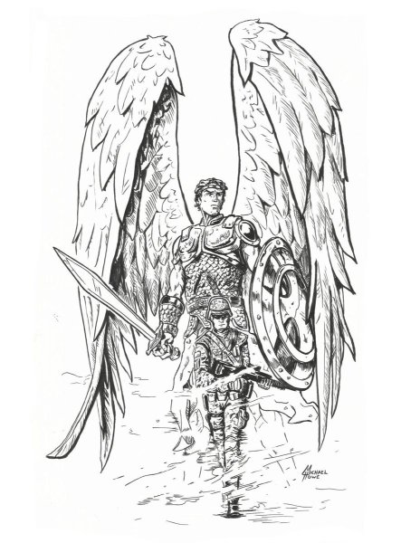 Архангелы раскраска для детей