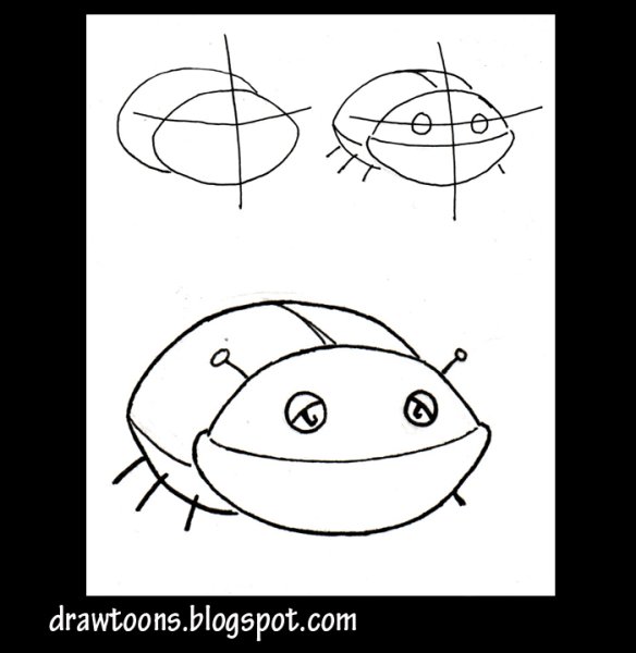 Поэтапное рисование Жуков