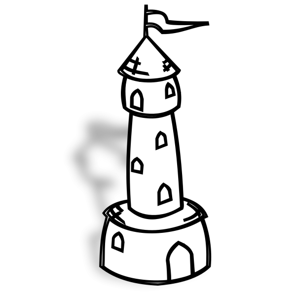 Водонапорная башня Белорецк рисунок