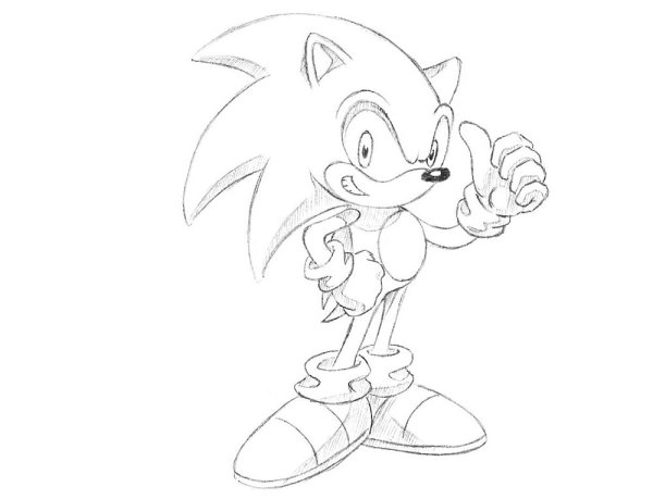 Соник Соник рисования