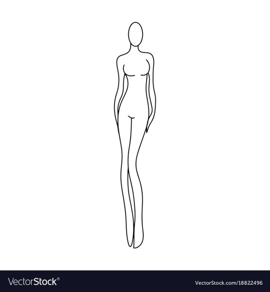 Манекен для рисования одежды