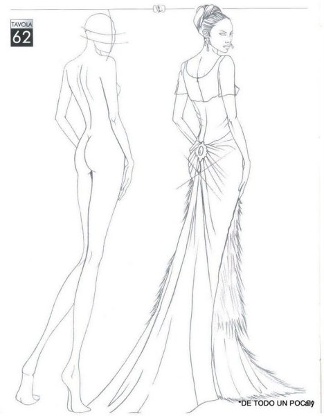 Фигура для рисования одежды