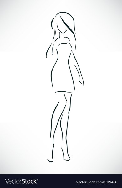 Модели для рисования одежды