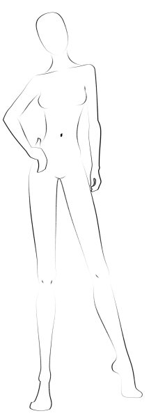 Фигура для моделирования одежды