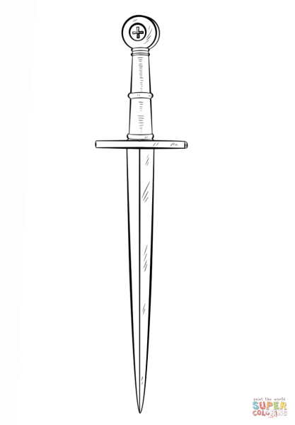 Меч рисунок